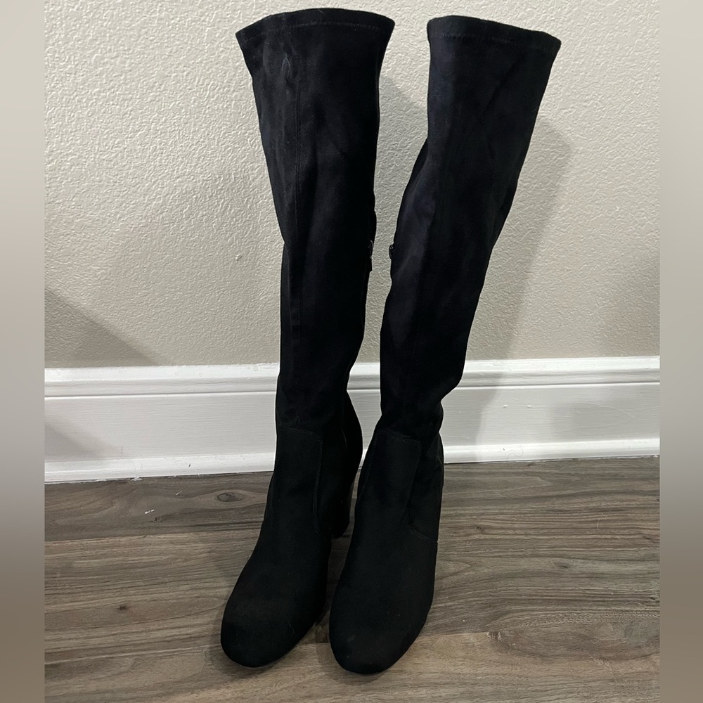 Elegant Black Over-the-Knee Women's Boots